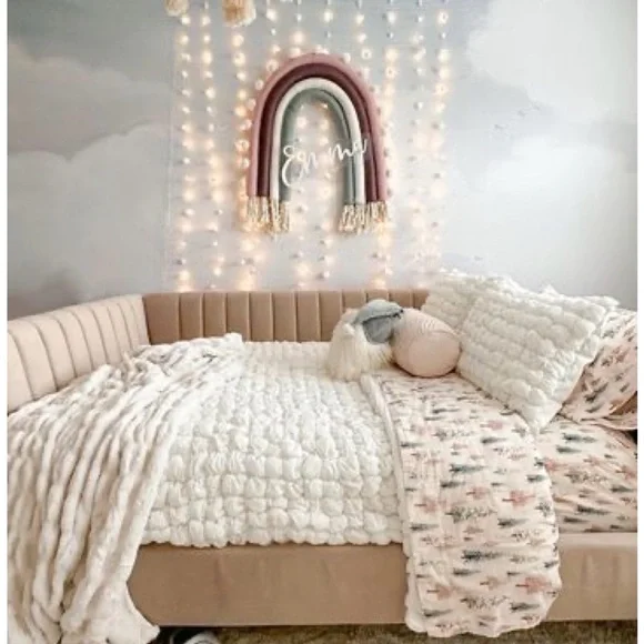 Pottery Barn Teen Winter Wonderland Flannel Duvet Cover